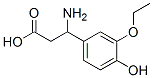 3-Amino-3-(3-ethoxy-4-hydroxy-phenyl)-propionic acid Structure,682803-60-7Structure