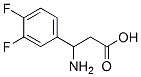 3-Amino-3-(3,4-difluoro-phenyl)-propionic acid Structure,682804-05-3Structure