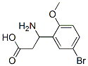 3-Amino-3-(5-bromo-2-methoxy-phenyl)-propionic acid Structure,682804-26-8Structure