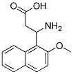 3-Amino-3-(2-methoxy-naphthalen-1-yl)-propionic acid Structure,682804-59-7Structure