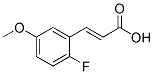 2-Fluoro-5-methoxycinnamic acid Structure,682805-01-2Structure