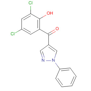 1-Phenyl-4(3,5-dichloro-2-hydroxybenzoyl)-pyrazole Structure,68287-74-1Structure