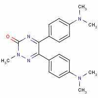 5,6-Bis-(4-dimethylamino-phenyl)-2-methyl-2h-[1,2,4]triazin-3-one Structure,68289-14-5Structure