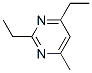 Pyrimidine, 2,4-diethyl-6-methyl- (9ci) Structure,68290-89-1Structure