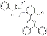 (6R,7r)-7-(benzoylamino)-3-(chloromethyl)-7-methoxy-8-oxo-5-oxa-1-azabicyclo[4.2.0]oct-2-ene-2-carboxylic acid diphenylmethyl ester Structure,68313-94-0Structure