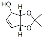 4H-cyclopenta-1,3-dioxol-4-ol, 3a,6a-dihydro-2,2-dimethyl-, (3as,6ar)-(9ci) Structure,683276-44-0Structure