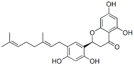 5’-[(E)-3,7-二甲基-2,6-辛二烯基]-2’,4’,5,7-四羥基黃烷酮結(jié)構(gòu)式_68401-05-8結(jié)構(gòu)式