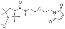 3-[2-(2-Maleimidoethoxy)ethylcarbamoyl]-PROXYL Structure,68407-07-8Structure