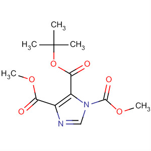 咪唑-1,4,5-三羧酸 1-叔丁酯 4,5-二甲酯結(jié)構(gòu)式_684286-99-5結(jié)構(gòu)式