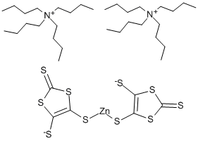 Bis(tetrabutylammonium) Bis(1,3-dithiole-2-thione-4,5-dithiolato)zinc Complex Structure,68449-38-7Structure