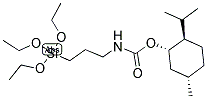 (S)-氮-三乙氧基硅基丙基-氧-薄荷基氨基甲酸鹽結(jié)構(gòu)式_68479-61-8結(jié)構(gòu)式