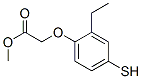 Acetic acid, (2-ethyl-4-mercaptophenoxy)-, methyl ester (9ci) Structure,685138-89-0Structure