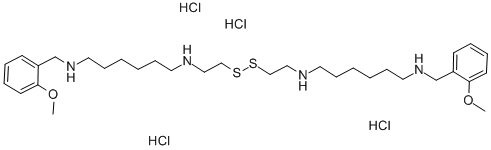 Benextramine Tetrahydrochloride Structure,68535-69-3Structure