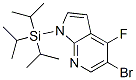 5-溴-4-氟-1-[三(1-甲基乙基)甲硅烷基]-1H-吡咯并[2,3-b]吡啶結(jié)構式_685513-91-1結(jié)構式