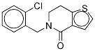 Ticlopidine impurity l (4-oxo ticlopidine) Structure,68559-55-7Structure