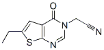 Thieno[2,3-d]pyrimidine-3(4h)-acetonitrile, 6-ethyl-4-oxo- (9ci) Structure,686333-94-8Structure