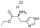 (S)-2-氨基-3-(1H-咪唑-4-基)丙酸乙酯鹽酸鹽結構式_68636-91-9結構式