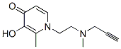 (9ci)-3-羥基-2-甲基-1-[2-(甲基-2-丙炔氨基)乙基]-4(1H)-吡啶酮結(jié)構(gòu)式_686722-65-6結(jié)構(gòu)式