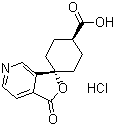 反式-1’-氧代-螺[環(huán)己基-1,3’(1’H)-呋喃并[3,4-c]吡啶]-4-羧酸鹽酸鹽結(jié)構(gòu)式_687640-97-7結(jié)構(gòu)式