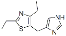 Thiazole, 2,4-diethyl-5-(1h-imidazol-4-ylmethyl)- (9ci) Structure,687995-60-4Structure