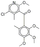 (5-Chloro-2-methoxy-4-methylpyridin-3-yl)(2,3,4-trimethoxy-6-methylphenyl)methanone Structure,688046-61-9Structure