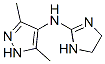 1H-pyrazol-4-amine, n-(4,5-dihydro-1h-imidazol-2-yl)-3,5-dimethyl- Structure,688729-33-1Structure