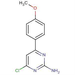 4-Chloro-6-(4-methoxyphenyl)-2-pyrimidinamine Structure,688782-45-8Structure