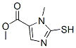 Methyl 1-methyl-2-mercapto-1H-imidazole-5-carboxylate Structure,68892-07-9Structure