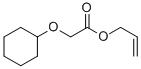 環(huán)己氧乙酸烯丙酯結(jié)構(gòu)式_68901-15-5結(jié)構(gòu)式