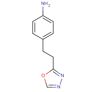 4-[2-(1,3,4-噁二唑-2-基)乙基]苯胺結(jié)構(gòu)式_689251-60-3結(jié)構(gòu)式