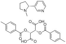 (-)-Nicotine Di-p-Toluoyl-D-Tartrate Salt Structure,68935-27-3Structure