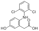 2-[(2,6-Dichlorophenyl)amino]-5-hydroxyphenylacetic acid Structure,69002-84-2Structure