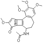 [7S-(7alpha,7bbeta,10abeta)]-n-(5,6,7,7b,8,10a-hexahydro-1,2,3,9-tetramethoxy-8-oxobenzo[a]cyclopenta[3,4]cyclobuta[1,2-c]cyclohepten-7-yl)acetamide Structure,6901-13-9Structure