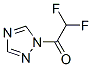 1H-1,2,4-triazole, 1-(difluoroacetyl)- (9ci) Structure,69018-44-6Structure