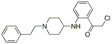 Ethanone, 2-chloro-1-[2-[[1-(2-phenylethyl)-4-piperidinyl]amino]phenyl]- Structure,690203-57-7Structure