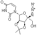 Uridine, 4-c-azido-2,3-o-(1-methylethylidene)- Structure,690271-27-3Structure