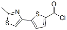 5-(2-Methyl-1,3-thiazol-4-yl)-2-thiophenecarbonyl chloride Structure,690631-93-7Structure