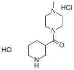 (4-Methylpiperazino)(3-piperidinyl)methanone dihydrochloride Structure,690632-07-6Structure