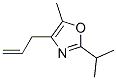 (9ci)-5-甲基-2-(1-甲基乙基)-4-(2-丙烯基)-噁唑結構式_690684-48-1結構式