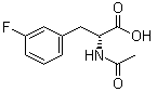 Ac-d-phe(3-f)-oh Structure,69078-51-9Structure