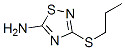 3-Propylsulfanyl-[1,2,4]thiadiazol-5-ylamine Structure,6913-15-1Structure