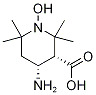 (3R,4r)-4-amino-1-oxyl-2,2,6,6-tetramethylpiperidine-3-carboxylic acid Structure,691364-99-5Structure