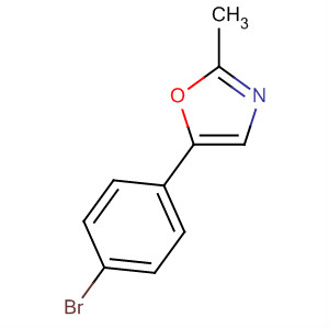 5-(4-Bromophenyl)-2-methyl-1,3-oxazole Structure,69163-85-5Structure