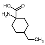 1-Amino-4-ethylcyclohexanecarboxylic acid Structure,69164-36-9Structure