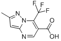 2-Methyl-7-trifluoromethylpyrazolo[1,5-a]pyrimidine-6-carboxylic acid Structure,691868-52-7Structure