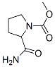 1-Pyrrolidinecarboxylicacid,2-(aminocarbonyl)-,methylester(9ci) Structure,69209-70-7Structure