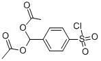 Acetic acid acetoxy-(4-chlorosulfonylphenyl)methyl ester Structure,69232-47-9Structure