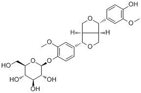 (+)-Pinoresinol-4-O-beta-D-glucopyranoside Structure,69251-96-3Structure