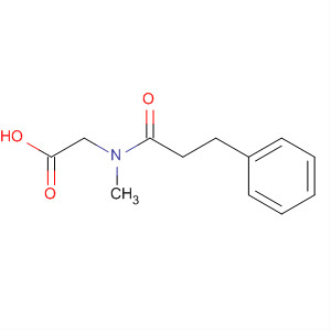 N-methyl-n-(1-oxo-3-phenylpropyl)glycine Structure,69267-30-7Structure