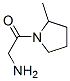 Pyrrolidine, 1-(aminoacetyl)-2-methyl- (9ci) Structure,692721-76-9Structure